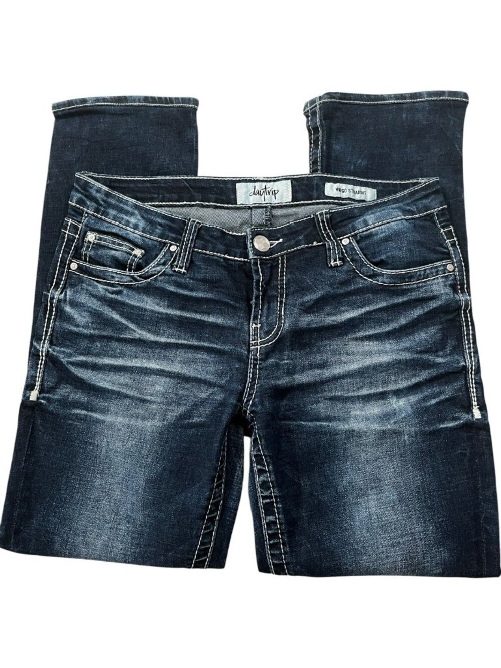 Daytrip Virgo Straight crop stretch jeans Women's size 28R